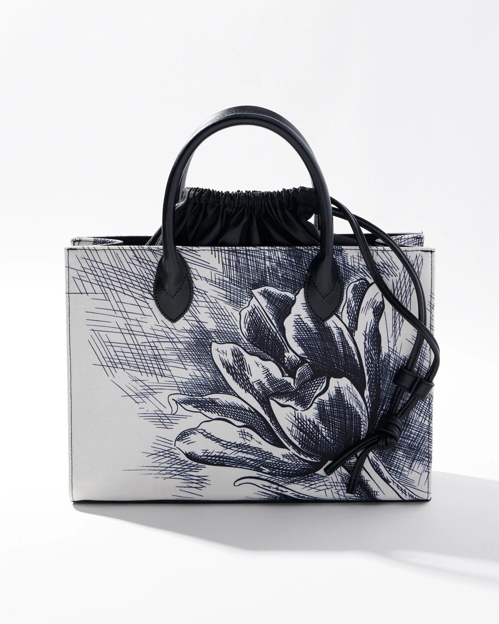 Sketched Floral Tote | White House Black Market
